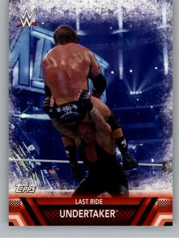 2017 Topps Then Now Forever Finishers and Signature Moves #F-12 Undertak ID:3389 - Trading Cards