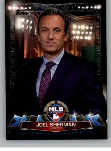 Joel Sherman baseball card from 2017 Topps Update MLB Network NM-MT original gloss