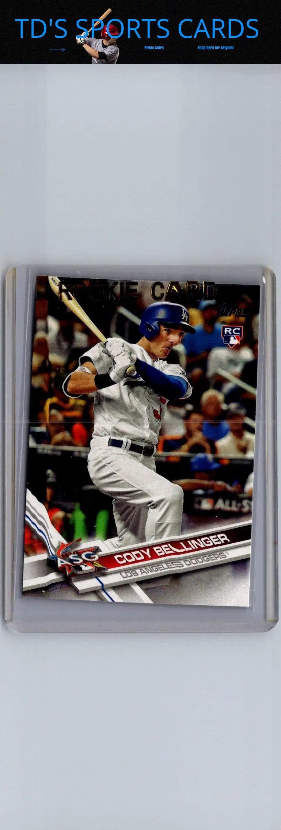 Cody Bellinger rookie baseball card US38 Cody Bellinger Rainbow Foil 2017 Topps Update