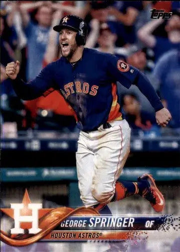 2018 Topps #275 George Springer EX/NM Astros ID:21013 - Trading Card