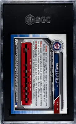 Graded Bowman Chrome Draft Ryan Costello baseball card SGC 10 draft ryan costello