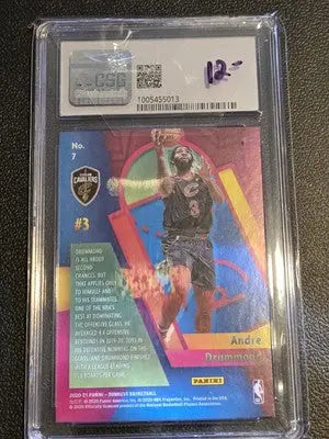 Graded Andre Drummond basketball card 2020-21 Donruss Power in the Paint CSG 9
