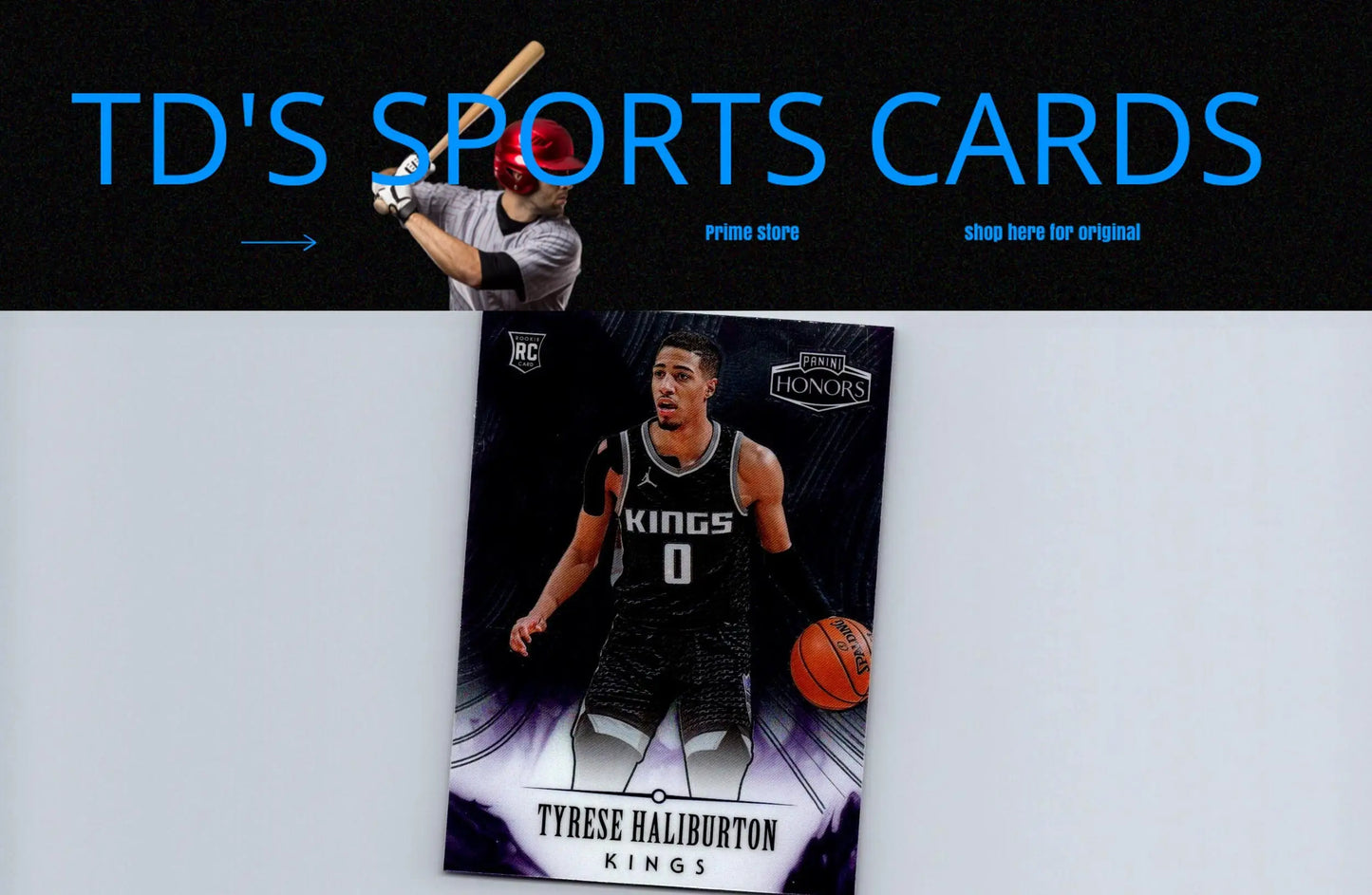 Tyrese Haliburton basketball card from 2020-21 Panini Chronicles trading cards collection