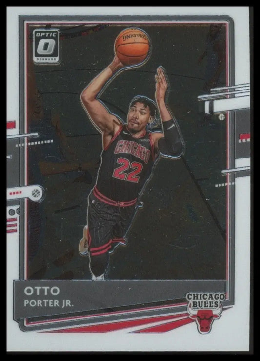 2020-21 Panini Donruss Optic Otto Porter #80 Chicago Bulls Basketball Card NBA