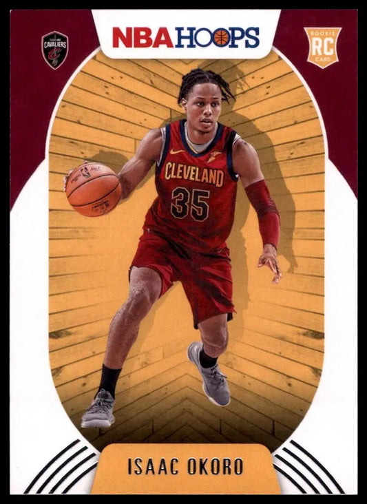 2020-21 Panini NBA Hoops Isaac Okoro #244 Rookie Cleveland Cavaliers Basketball