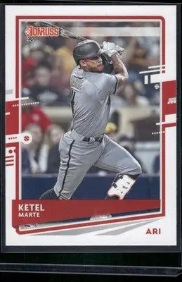 Baseball trading card of Ketel Marte from 2020 Donruss Ketel Marte #78 product