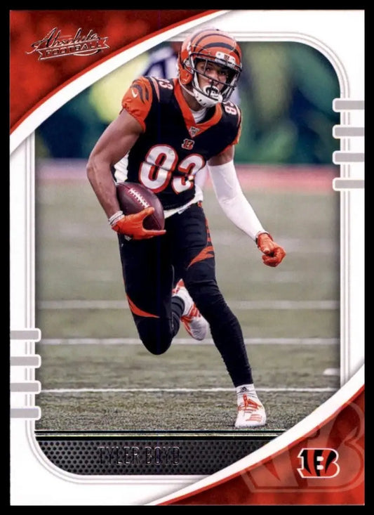 2020 Panini Absolute Tyler Boyd #3 Cincinnati Bengals Football Card NFL Sports - Football Card
