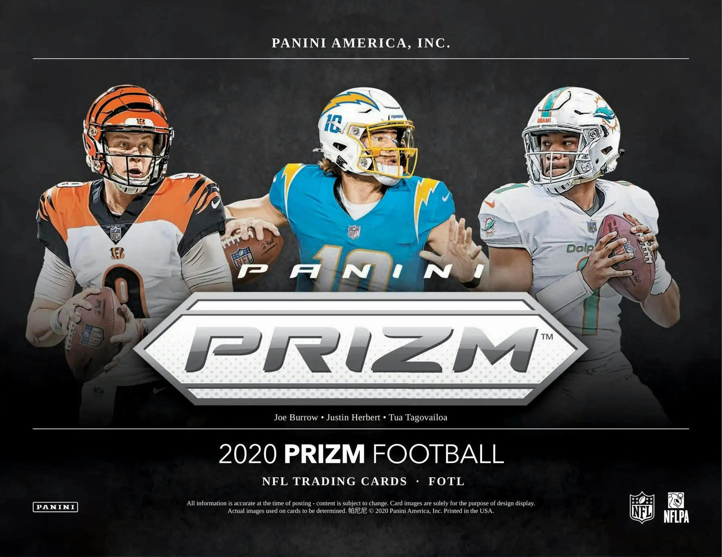 2020 Panini Prizm Football 1st Off The Line FOTL Hobby Box with rookie autographs prizm