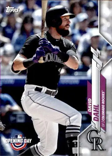 2020 Topps Opening Day David Dahl baseball card Rockies NM-MT collectible