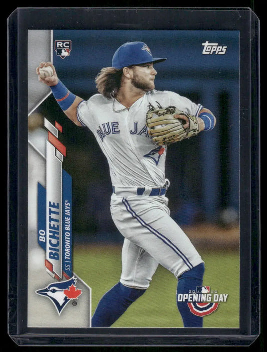 2020 Topps Opening Day Bo Bichette rookie card for baseball collectors