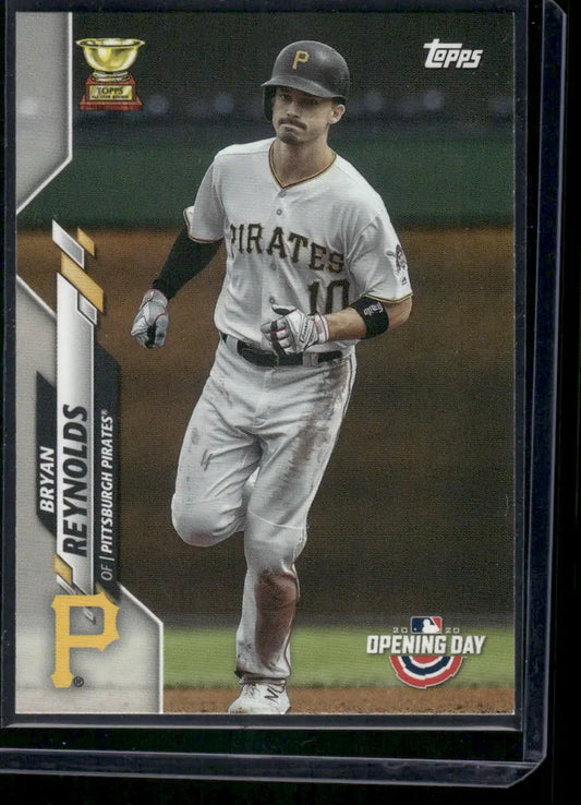 2020 Topps Opening Day Bryan Reynolds baseball card featuring Opening Day Bryan Reynolds #77