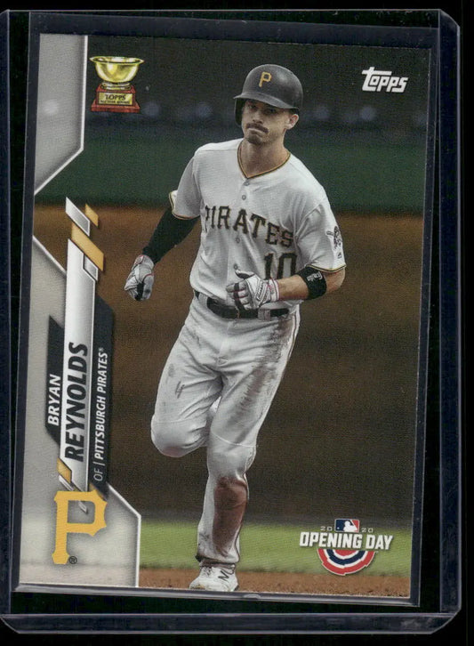 2020 Topps Opening Day Bryan Reynolds baseball card in the Opening Day Bryan Reynolds collection