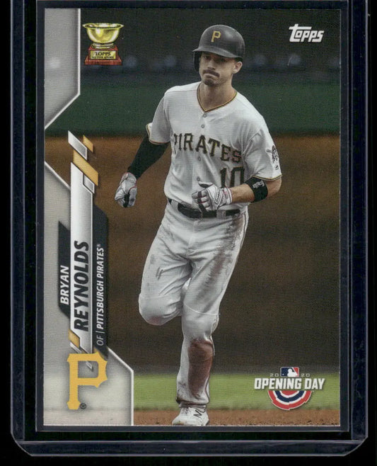 Topps Opening Day Bryan Reynolds baseball trading card of Pittsburgh Pirates player