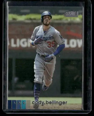 Stadium Club Cody Bellinger baseball card from 2020 Topps Stadium Club set