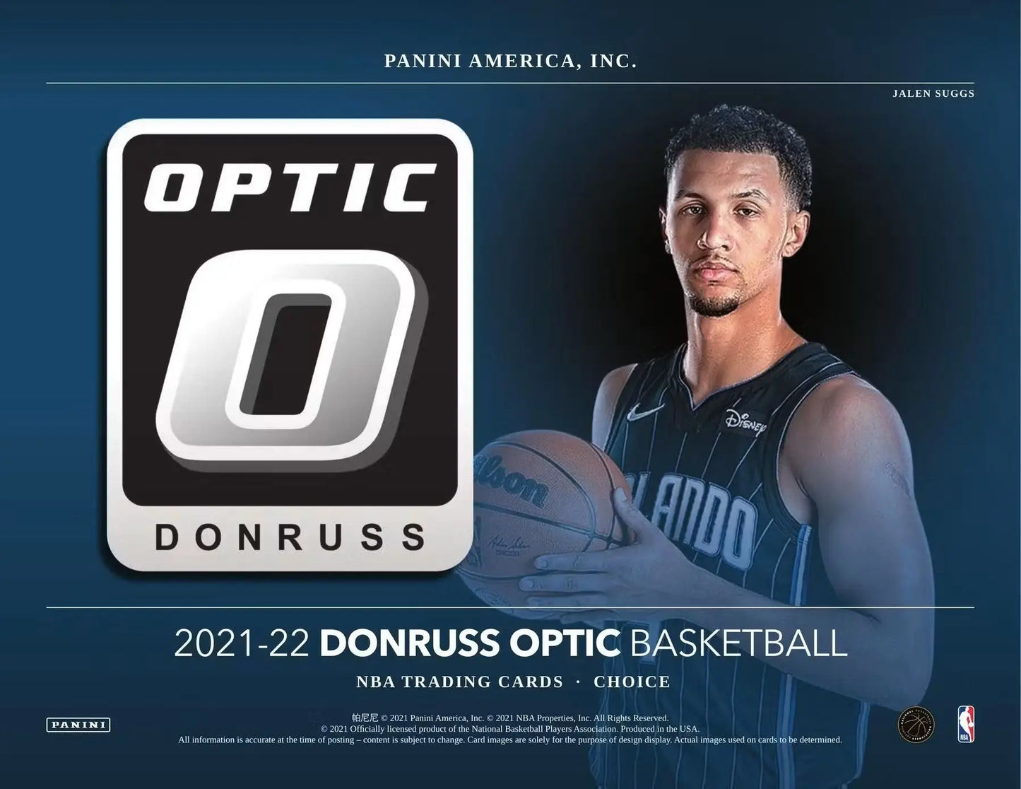 2021-22 Panini Donruss Optic Basketball Choice Box with Orlando Magic player and rated rookies