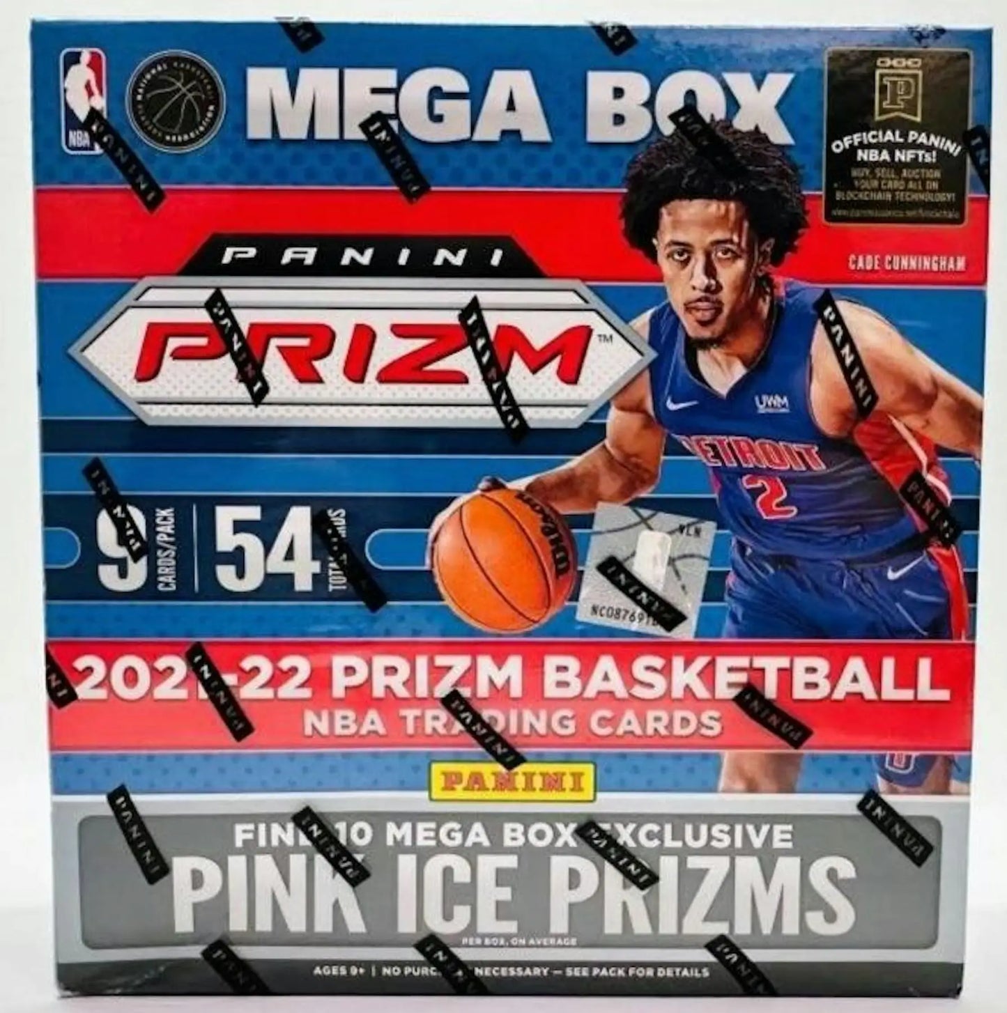 2021-22 Panini Prizm Basketball Mega Box with Pink Ice Prizms and Ice Prizms