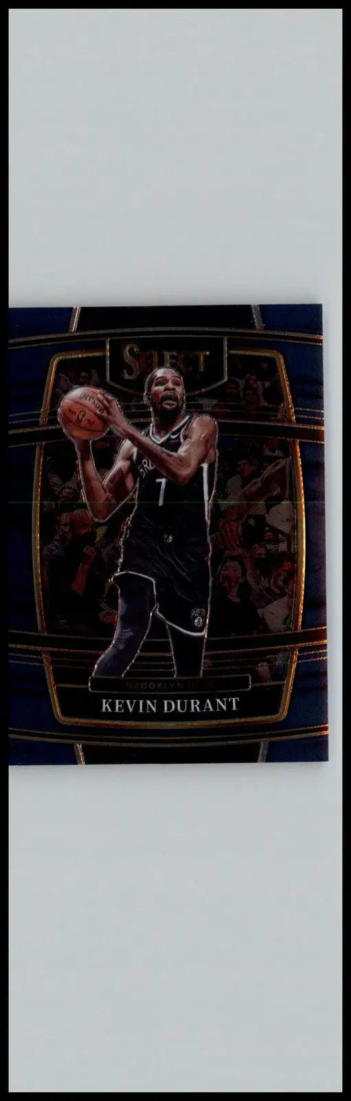 Kevin Durant Blue basketball card from Panini Select 2021-22 Brooklyn Nets