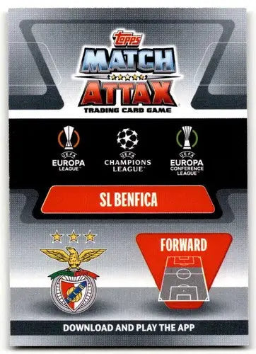 2021-22 Topps Match Attax UEFA Champions League Luca Waldschmidt trading card original gloss