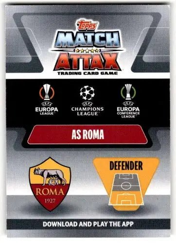 Original gloss 2021-22 Topps Match Attax UEFA Champions League Roger Ibanez sports card