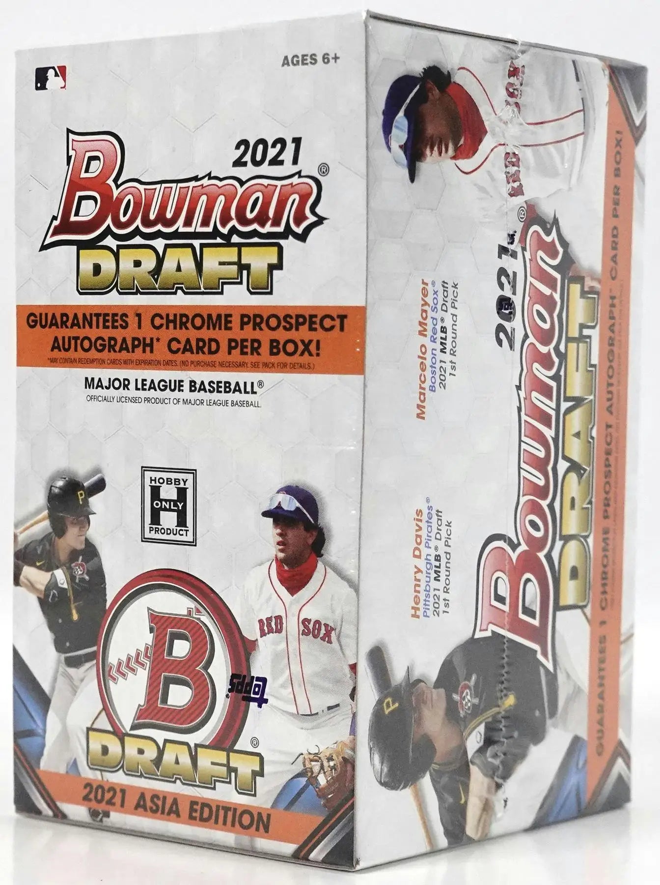 2021 Bowman Draft Asia Exclusive Hobby Box featuring Chrome Prospect Autographs