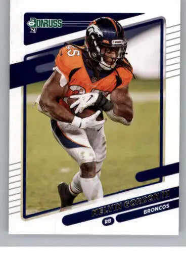 2021 Donruss #184 Melvin Gordon III NM-MT Broncos original gloss football card
