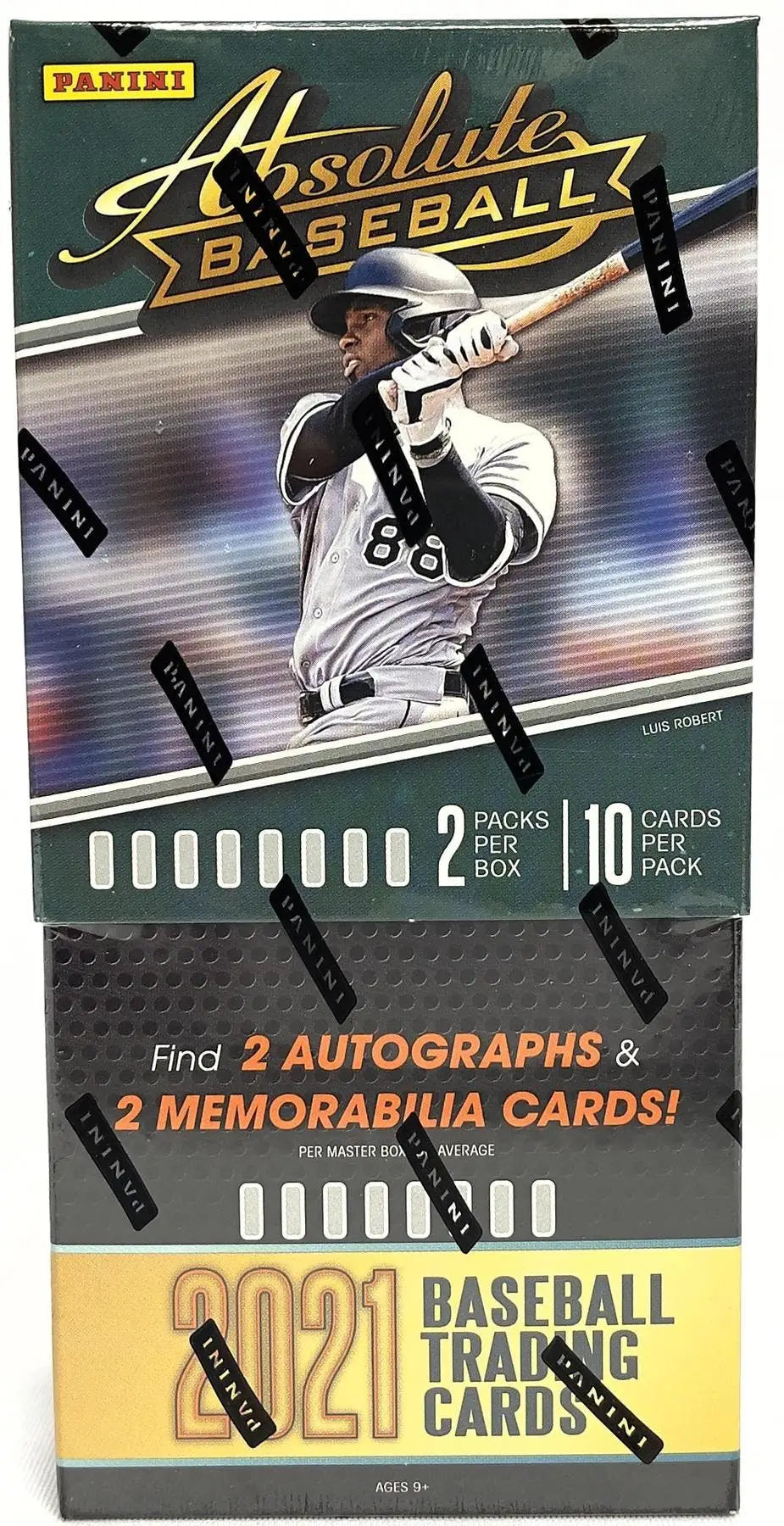 2021 Panini Absolute Baseball Hobby Box showcasing Panini Absolute Baseball trading card set
