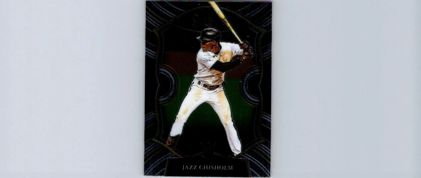Jazz Chisholm baseball card from 2021 Panini Select trading cards collection