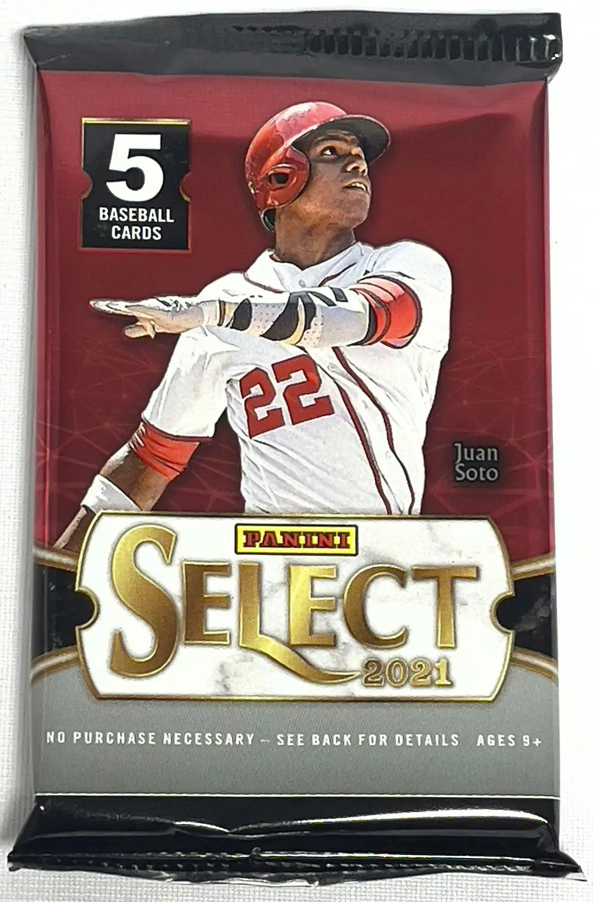 Sealed pack of 2021 Panini Select Baseball cards with rookie jersey autographs and x-factor signatures