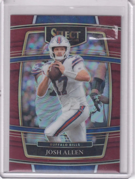 2021 Panini Select Prizm Red 114/149 #6 Josh Allen - Buffalo Bills