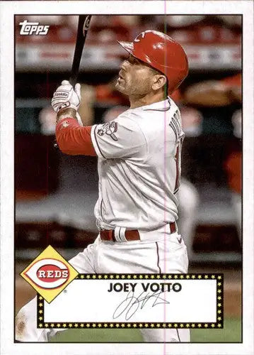 2021 Topps Redux Joey Votto baseball card with original gloss Reds NM-MT