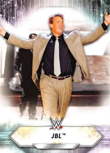 JBL wrestling card from 2021 Topps #196 with original gloss, typically sells well