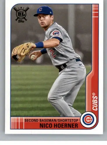 2021 Topps Big League Nico Hoerner baseball card Cubs NM-MT collectible
