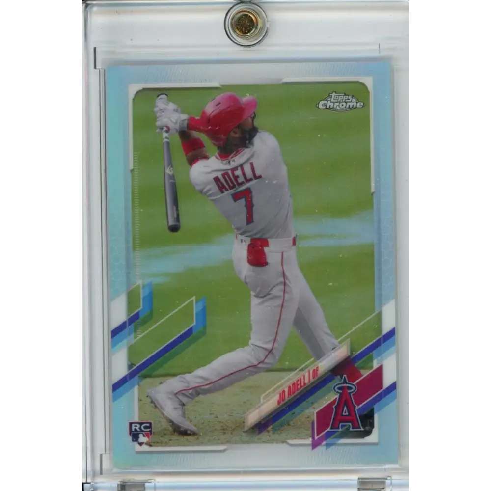2021 Topps Chrome #142 Jo Adell SP Image Variation NM-MT California Angels Baseball Card