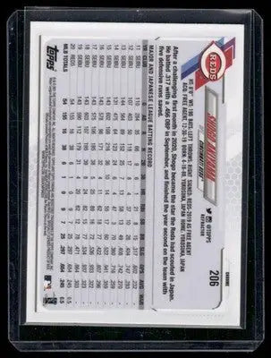 2021 Topps Chrome Shogo Akiyama #206 Baseball - Baseball Card