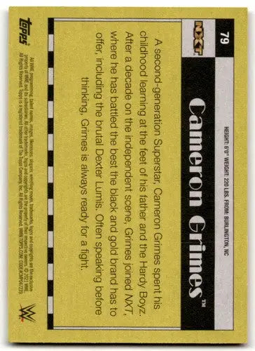 2021 Topps Heritage #79 Cameron Grimes NM-MT - Trading Cards