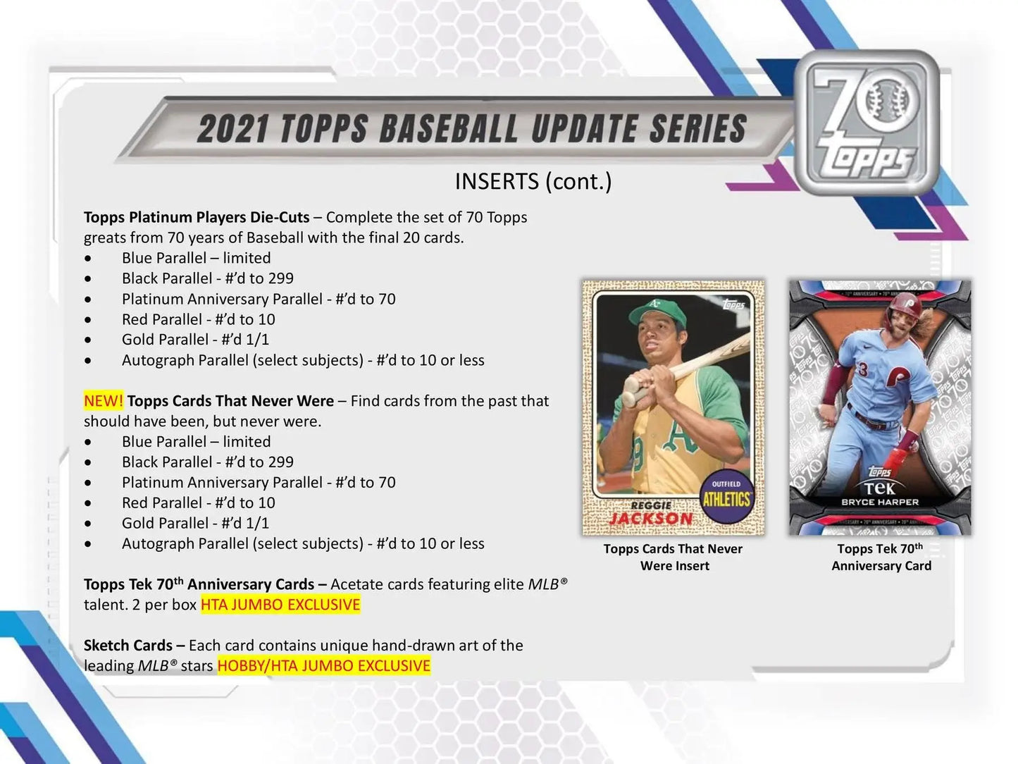 2021 Topps Update Series Baseball Hobby Box with red parallel and gold parallel options