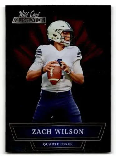Zach Wilson 2021 Wild Card Alumination Football Card New York Jets Original Gloss