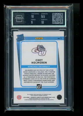 2022-23 Chronicles Draft Pick Pink Chet Holmgren #1 Basketball Arena Club 9.5 - Basketball Card