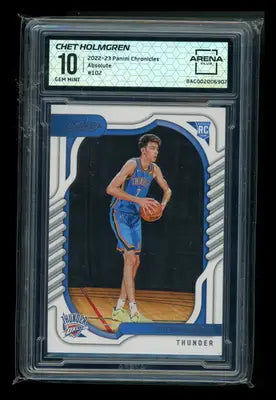 2022-23 Panini Chronicles Absolute Chet Holmgren #102 RC Arena Club 10 - Trading Card