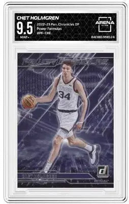 Chet Holmgren basketball card from Panini Chronicles Power Formulas series