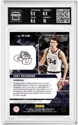 Graded Chet Holmgren basketball card from Panini Chronicles Power Formulas series