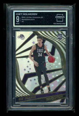2022-23 Panini Chronicles Revolution Astro Chet Holmgren RC basketball card