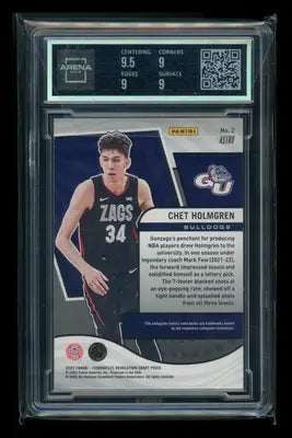 2022-23 Panini Chronicles Revolution Astro Chet Holmgren RC basketball card