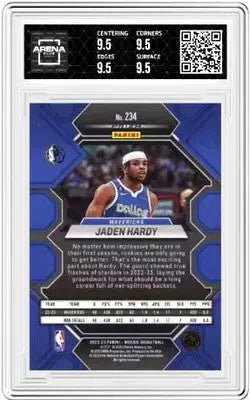 Graded Mosaic Jaden Hardy basketball card 9.5 from Panini Mosaic Jaden Hardy series