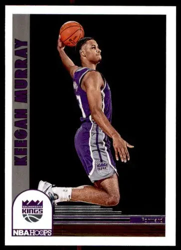 Original gloss Panini NBA Hoops Keegan Murray basketball card from 2022-23 series