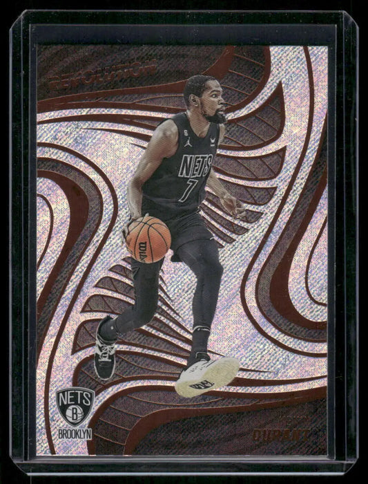 Basketball trading card featuring Kevin Durant of Brooklyn Nets from Panini Revolution Kevin series