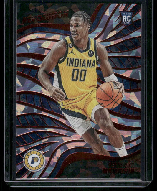 Glossy 2022-23 Panini Revolution Bennedict Mathurin rookie basketball card