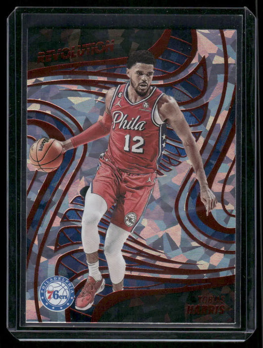 Basketball trading card of Tobias Harris from 2022-23 Panini Revolution series