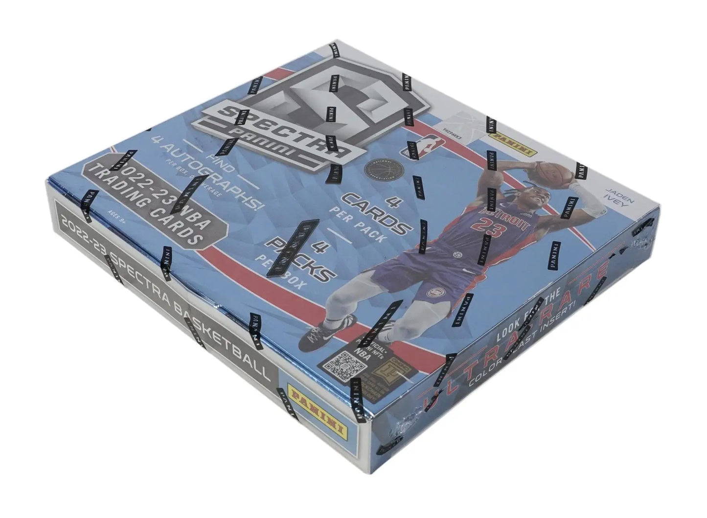 Sealed 2022-23 Panini Spectra Basketball Hobby Box with Deep Space Signatures and Color Blast