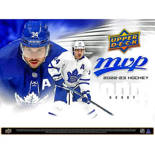 Toronto Maple Leafs hockey card from 2022-23 Upper Deck MVP Hockey Factory Sealed Hobby Box